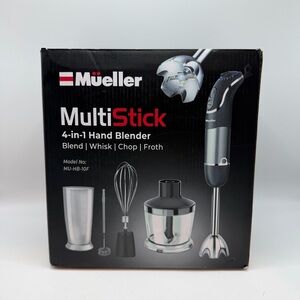 New Mueller MultiStick 4-in-1 Hand Blender MU-HB-10F 800W Immersion Blender